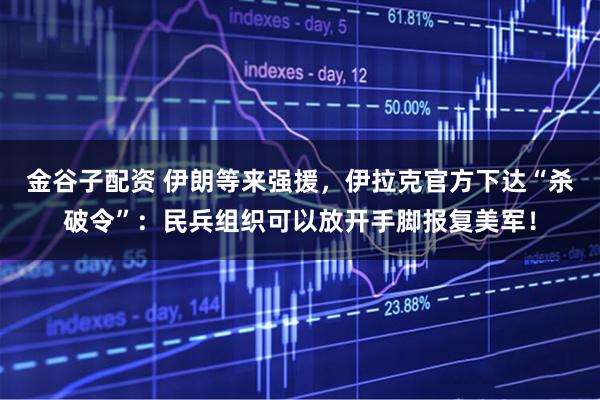 金谷子配资 伊朗等来强援，伊拉克官方下达“杀破令”：民兵组织可以放开手脚报复美军！